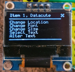 Edit Item Menu