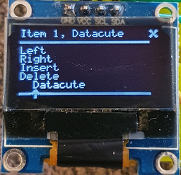 Insert/Delete Menu